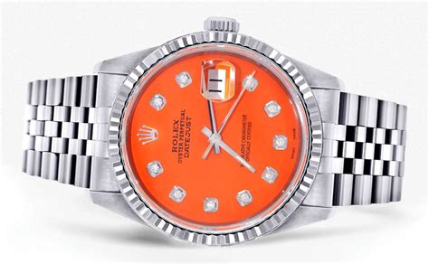 orange dial rolex